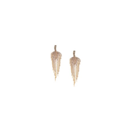 Aretes Cascada Dorada