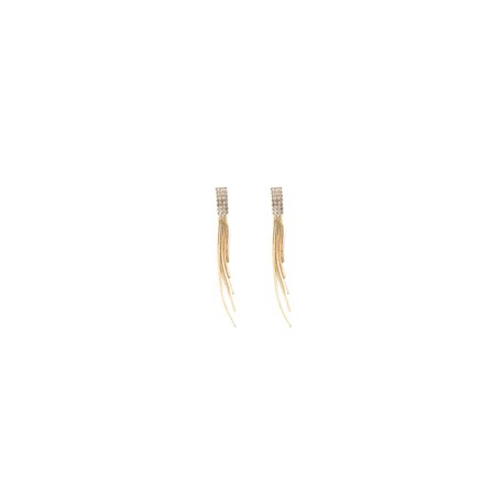 Aretes "Elegancia Luminosa" ✨: Cristales Largos y Deslumbrantes