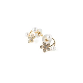 Aretes Flor Dorada