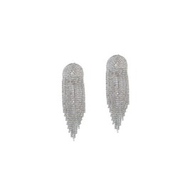 Aretes Cascada circular Blancos