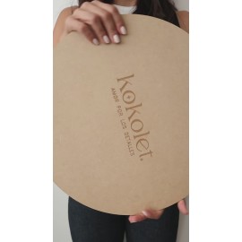 Set de 4 Bajo Plato de MDF - Kokolet