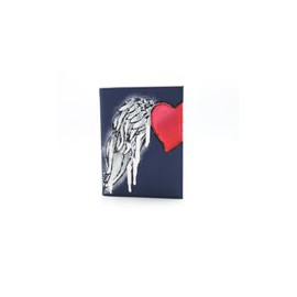 Portapasaporte "Corazón Valiente"