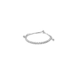 Pulsera Brillos Plateada