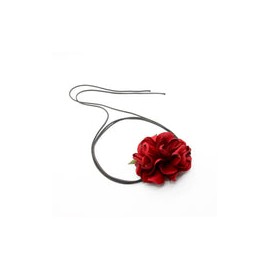 Choker de Flor Rosa
