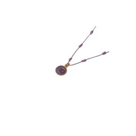 Collar hilo lila dije Luna