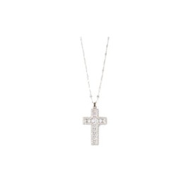 Collar Cruz Plateada