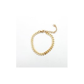Pulsera Laurel Dorada