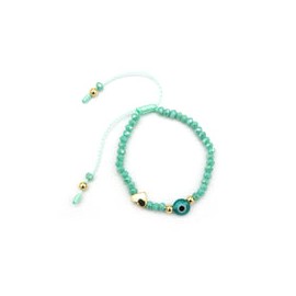 Pulsera de corazón y piedras para bebés
