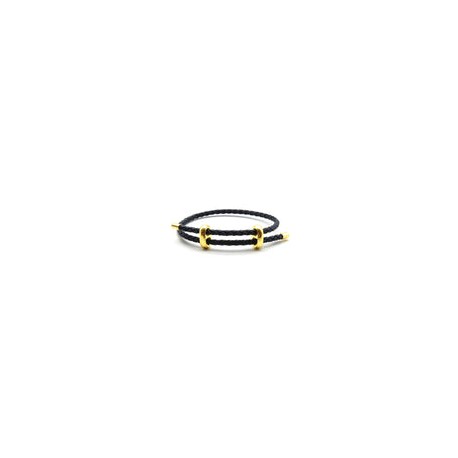 Pulsera Unisex de vinipiel tejido tipo vibora, ajustable