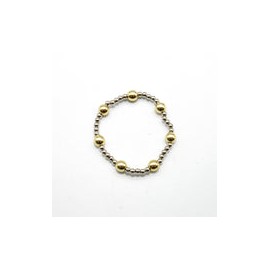 Pulsera Bolas Chicas Silver Gold