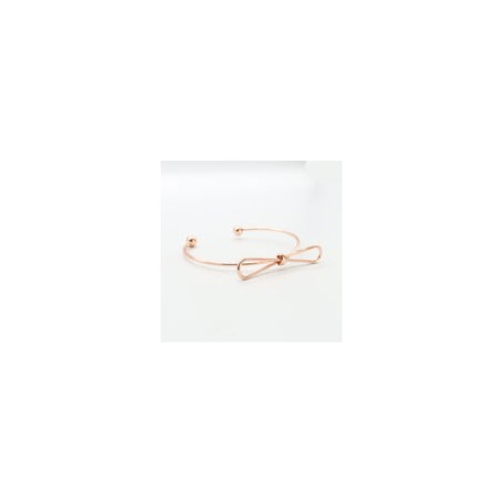 Pulsera Lazo Oro Rosa