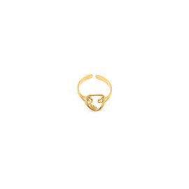 Anillo Cara Dorado