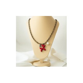 Collar con dije de perrito