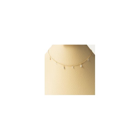 Collar Círculos Blancos