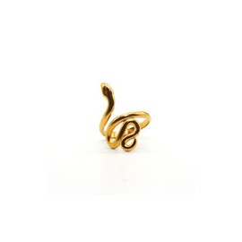 Anillo de Serpiente Dorado