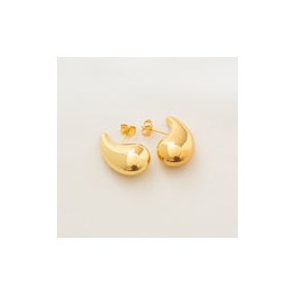 Aretes Gota Metálicos Chicos