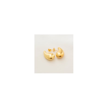Aretes Gota Metálicos Chicos
