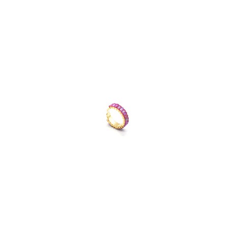 Anillo Cristales Golden Alice