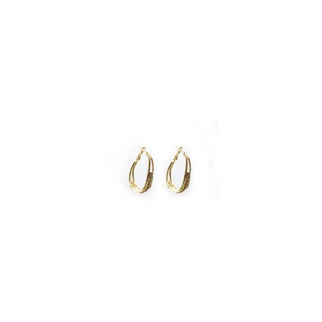 Aretes de Aro Dorado con Detalles Intrincados