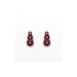 Aretes Tela Largos