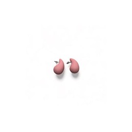 Aretes Gota Blanco Grandes