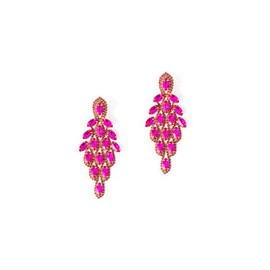 Aretes Rombo Rosa