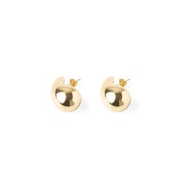 Aretes Gota Metálicos Grandes