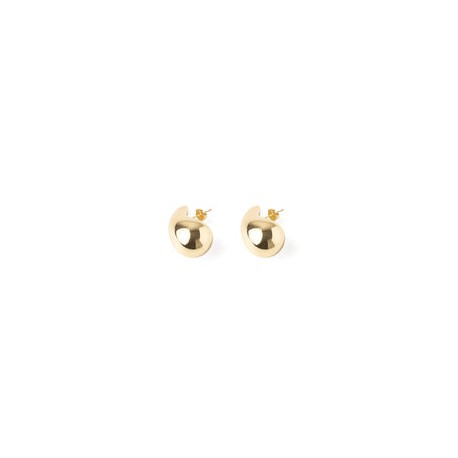 Aretes Gota Metálicos Grandes